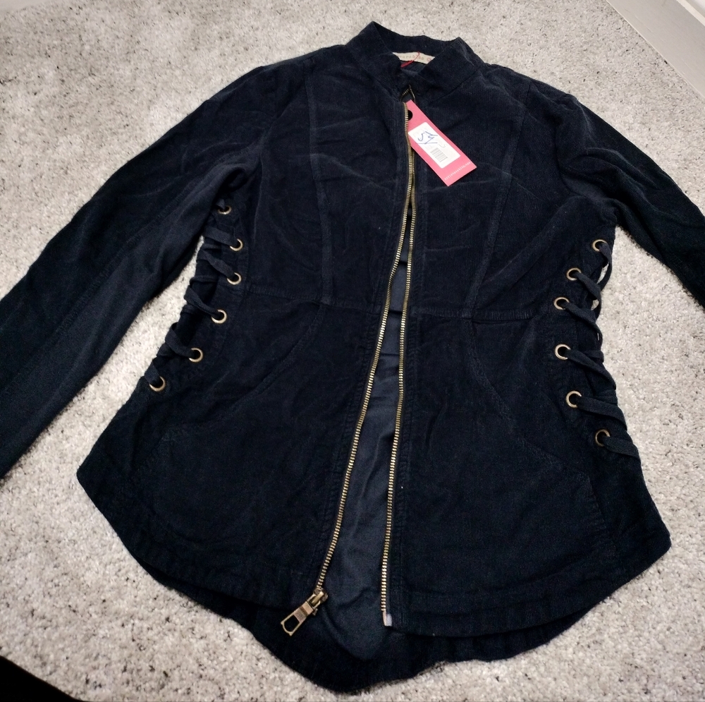 Jacket Navy blue Small trendy. Wearables